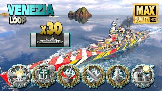 Cruiser Venezia: Minimap aiming works fine - World of Warships