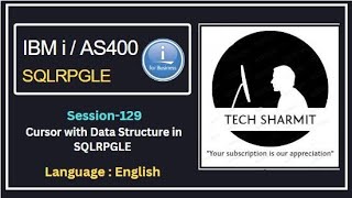 Cursor with Data Structure in sqlrpgle | cursors in sqlrpgle | sqlrpgle programming | Embedded SQL