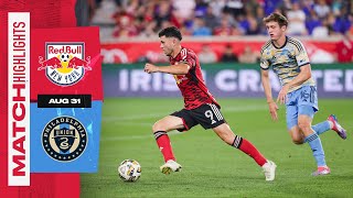 New York Red Bulls vs. Philadelphia Union | Match Highlights | August 31, 2024