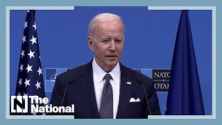 Biden says Nato or US 'would respond' if Putin uses chemical weapons