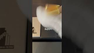 【チューニング Zippo】ジッポーロゴ ブラス ゴールド ほんのり古美 燻し風 真鍮 ※スマホ音量最大でお聴きください