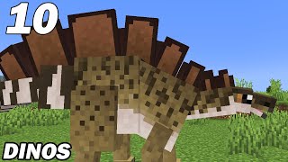 Un stégosaure rejoint mon parc de dinosaures ! Minecraft Dino 2025 EP10