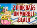 2 Pink Bags on Marble Beach | Marble Beach Pink Bag | Family Island | Nov 2024