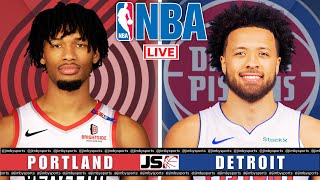 Portland Trail Blazers vs Detroit Pistons NBA Live Scoreboard 2025