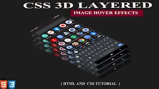 CSS 3D Layer Image Hover Effect || Pure CSS Image layer Hover Effect Using html and css