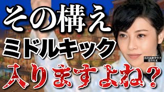 【コラボ企画】伝説の空手家の娘・浅井星光先生のミドルがガラ空きだったので本気で蹴ってみた！【ほしみん】