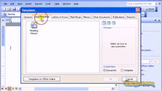 New Document Wizard