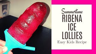 how to make RIBENA ICE LOLLIES (easy kids summertime recipe)