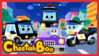 We are the righteous police team❗ | Rescue cars | Nursery rhymes | Kids song | #Cheetahboo