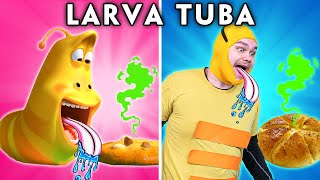 LARVA TUBA WITH ZERO BUDGET! (LARVA CARTOON FUNNY ANIMATED PARODY) | Hilarious Cartoons