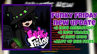 Roblox Funky Friday COLORS ARROW AND END WITCHCRAFT UPDATE - Animations Gameplay