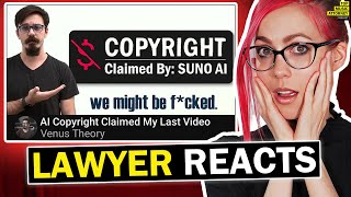 Lawyer Reacts To AI COPYRIGHT CLAIMED MY LAST VIDEO | Venus Theory