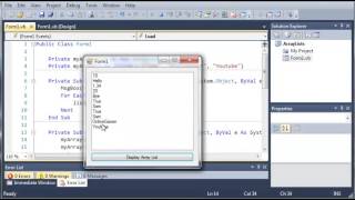 Visual Basic Tutorial 82 More On ArrayLists Part 3 YouTube