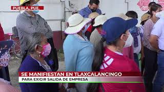 🔴 Pobladores de Tlaxaclancingo quieren que una embotelladora que cavó un pozo, se vaya del municipio