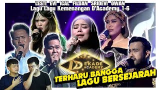 Juara sejati. Lesti, Evi, Ical, Fildan, Sridevi, Owan Lagu lagu Kemenangan D'Academy 1 sampai 6.