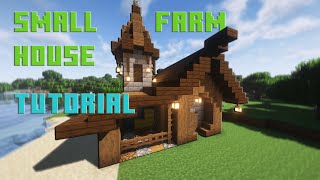 Minecraft How to build a Small Farm House