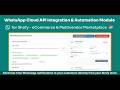 WhatsApp Cloud API Integration & Automation Module for Shofy – Full Setup & Automation Guide