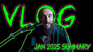 VLOG January 2025 Summary #alternate #music #indie