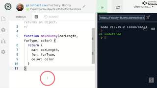 Javascript Factory Function