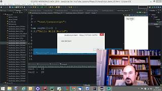 JavaScript - Lesson 1 by using ECLIPSE IDE
