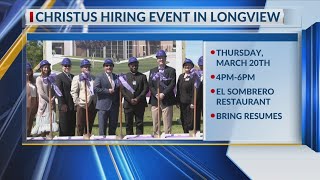 CHRISTUS Health to host hiring event in Longview for healthcare professionals