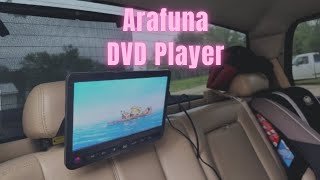 Arafuna Dual Screen Portable DVD Player for Car Review | Headrest DVD Player