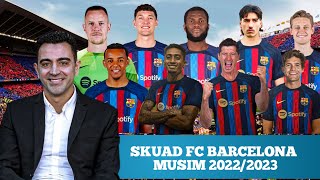 Daftar Pemain Skuad FC Barcelona Musim 2022/2023