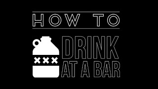 How to Drink at the Bar - Gavin McInnes (HQ)