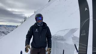 Wind slabs on Saddle Peak - 21 Jan 2023