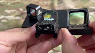 SPINA OPTICS Scorner Solar Red Dot Sight，S-FR（RMR）Footprint.Large field of view. Shake awake