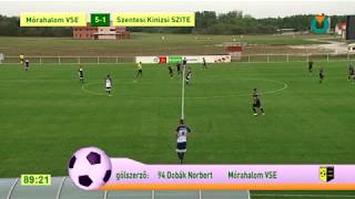 2019.09.22. Mórahalom – Szentes 5-1, Dobák Norbert gólja (5-1)