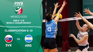 SVK vs. ARG - Class. 19-12 | Full Game | Girls U18 Volleyball World Champs 2021