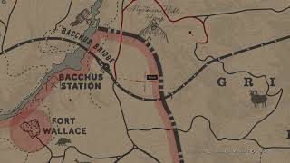 Red Dead Redemption 2 - Landmarks of Riches map 2 treasure location.