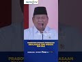 Pidato Dihadapan Kepala Desa, Prabowo: Kalian Kira Enak Dikalahkan #shorts