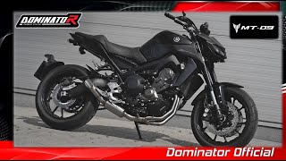 2020 Yamaha MT-09 | Full Dominator Exhaust | Sound \u0026 DYNO