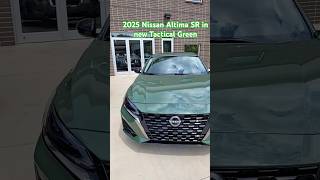 2025 Nissan Altima SR in special Tactical Green color #automobile #nissan #nissanaltima #cartok