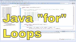 16y - Learn Java "for" Loops - Exercise 2