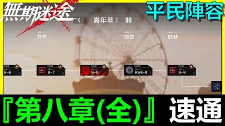 【無期迷途】平民『第八章』全部關卡陣容攻略