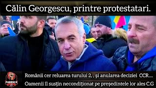 Călin Georgescu discurs senzațional alături de protestatarii din Piața Victoriei (CE PREGĂTEȘTE) ?