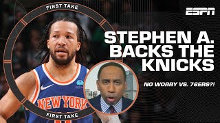 NOTHING TO BE WORRIED ABOUT! - Stephen A. CONFIDENT in Knicks ahead of 76ers ser