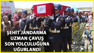 Şehit Jandarma Uzman Çavuş Özcan, Son Yolculuğuna Uğurlandı