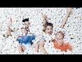 HUGE MARSHMALLOW SWIMMING POOL w/ BABIES