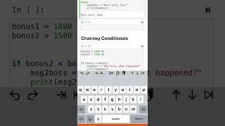 Conditional Execution
