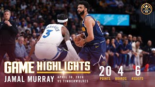 Jamal Murray Full Game Highlights vs. Timberwolves 🎥