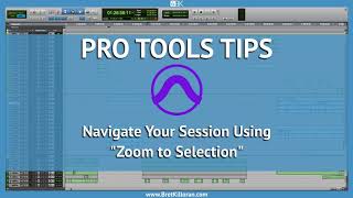 Pro Tools Tip 💡 - Navigate Your Session Using “Zoom to Selection” 🔍
