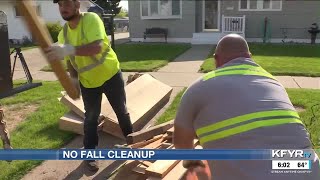 Bismarck fall clean-up curbside collection discontinued