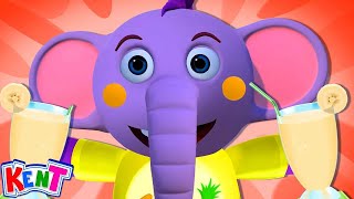 I Love Smoothie Song | Cute Nursery Rhymes \u0026 Kids Songs | Kent The Elephant