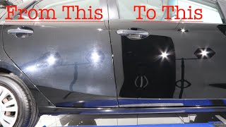 How To Polish A Car Door - Paint Correction!