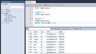 SQL Tutorial- 16: Comparison Operators