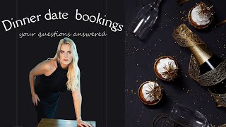 Dinner date bookings with an escort